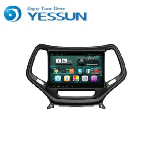 YESSUN For Jeep Cherokee Android Big Screen Car Navigation GPS HD Touch Screen Stereo Player Multimedia Audio Video Radio