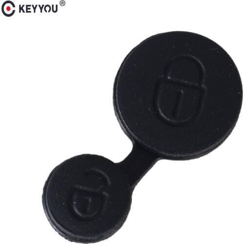 KEYYOU 30pcs Replacement Rubber Button Pad For Citroen Saxo Xsara Picasso Elysee Key Shell Cover Case Fob Key Pad for Citroen