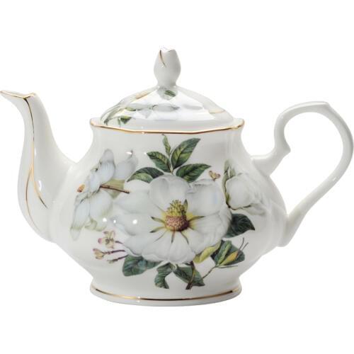Making teapot European-style ceramic black tea bone pot Afternoon tea set Home large capacity filter ceramic pot