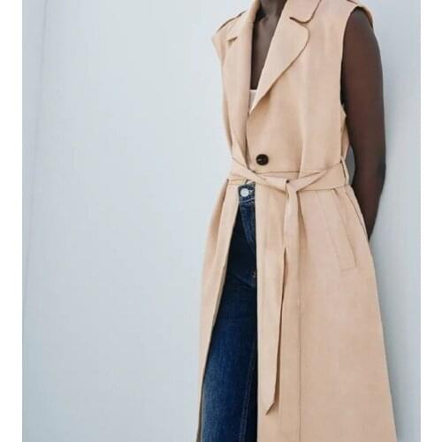 Женские замшевые жилеты ZXQJ China At AliExpress