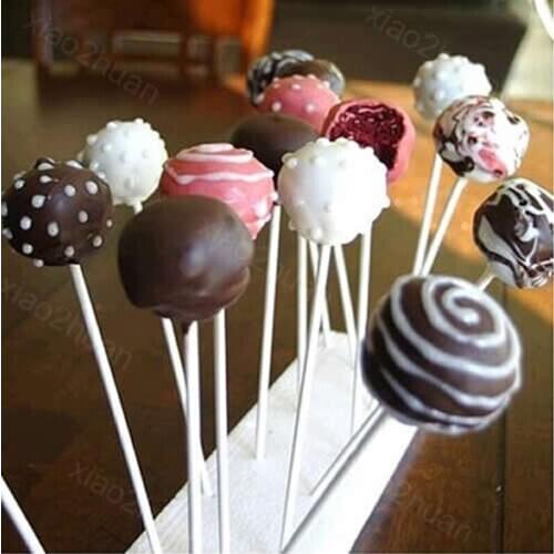 10 pcs/set 10-15-20cm Baking Tray Tools Paper Sticks Lollipop Sticks bandejas pasteleria Sucker Sticks Cake Tools