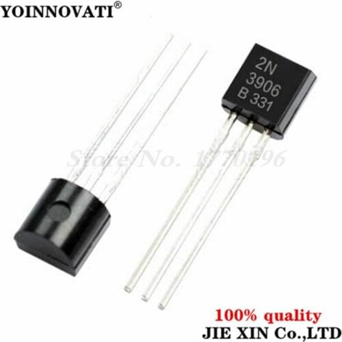 100PCS 2N3906 TO-92 TO92 0.2A 40V PNP Transistor new original