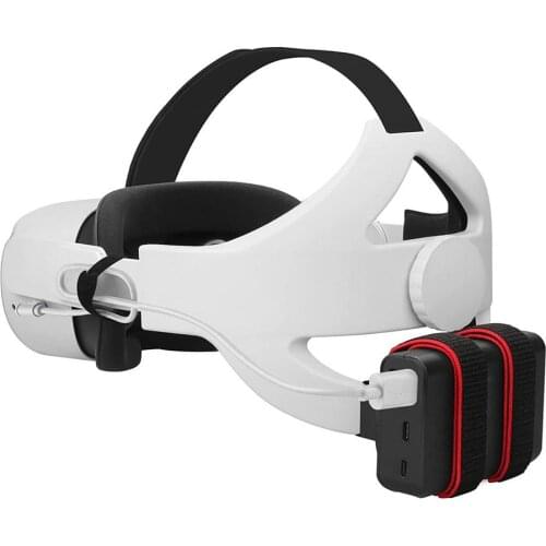 2021 Adjustable Back Battery Strap Power Bank Fixing Bracket For Oculus Quest 2 Head Strap Flexible VR Power Bank Stand