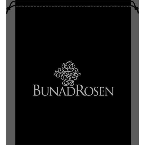 Custom-Made 500 pieces 20x25cm Drawstring Black Velvet Bags With Silver Logo Printing Express Free Shipping