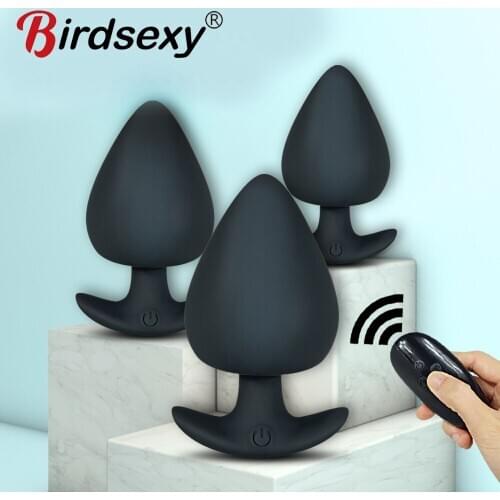 Wireless Remote Anal Dildo Vibrator Anal plug Butt Plug For Men Women Anal Sex Toys Big Dildo G spot Stimulator Adult Sex Toys