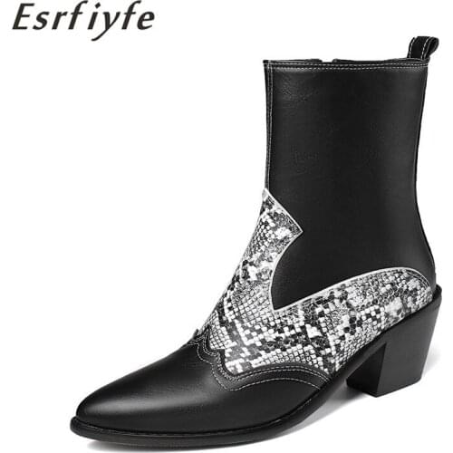 ESRFIYFE New Sexy Ankle Boots Stretch Thigh Boots High Heels Boots for Women Fashion Shoes Autumn Winter Ankle Boots Female