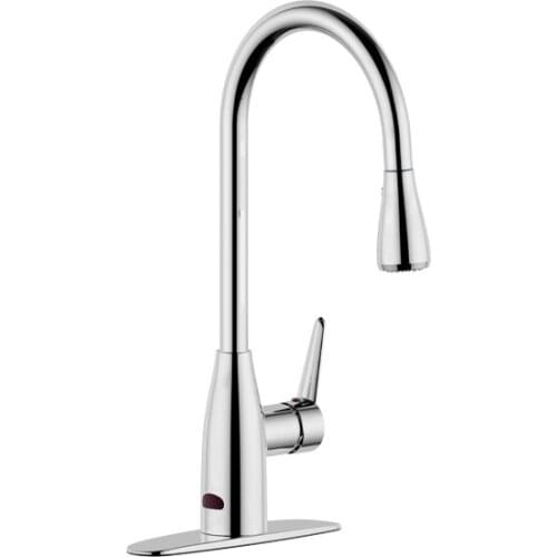 Motion sensor Touchless Kitchen Faucets with Pull Down Sprayer Brass Chromed Black Brushed Nickel Pull out Kitchen Sink Faucet