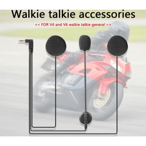 Motorcycle Helmet Headset Intercom Stereo Headsets Wear-resistant Earphone Replacement for V4 V6 Motorcycle Accessories