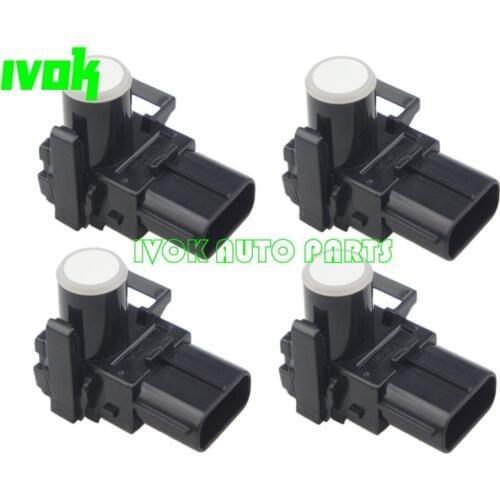 Set 4 PDC Parking Distance Control Aid Sensors For Lexus RX270 RX350 RX450H LX460 LX570 Black White 89341-33190 8934133190