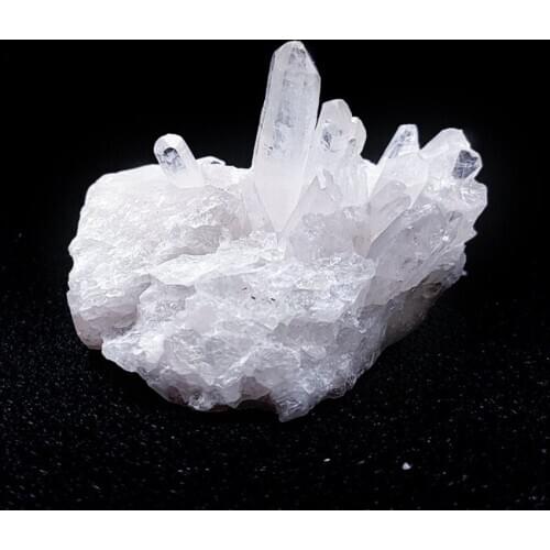 Irregular Shape Natural Rock Crystal Cluster Pendant for Gift Ethnic Style Jewelry