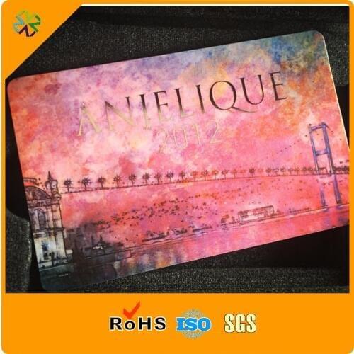 Cheap Price Silk Screen CMYK Printing PVC Plastic gift Card with Glossy surface