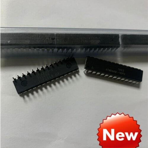 New original 10pcs/lots ATMEGA8-16PU DIP-28 ATMEGA8 IC In stock