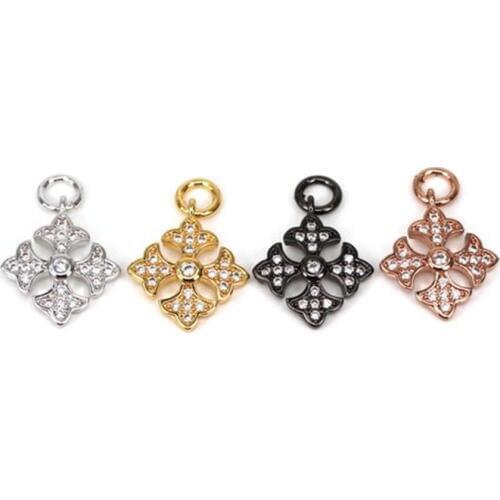 CROSS Charm Pendant Micro PAVE Charm Different Design Unique Charm Designer