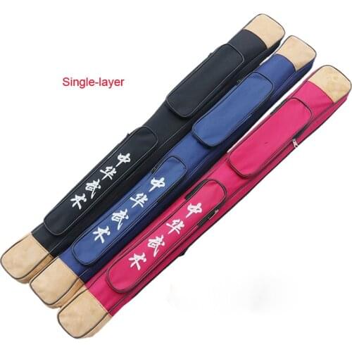 Oxford single layer martial arts sword bags wushu knifetai chi kung fu bag 109cm