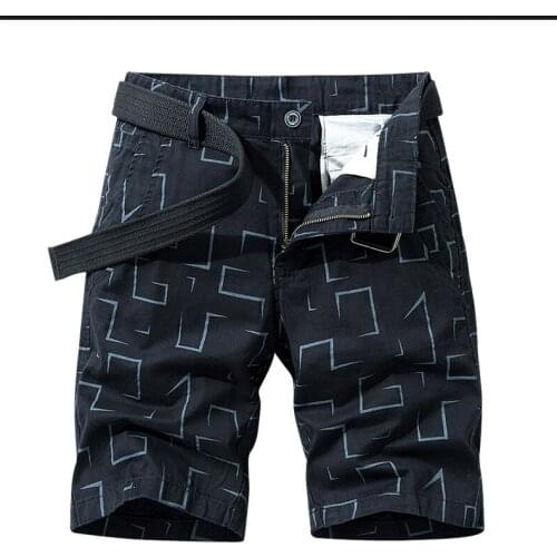 Casual Golf Shorts Mens Loose Large Size Summer New Thin Style Outer Pants Golf Mens Cotton Sports Five-Point Pants