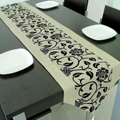 Retro Flower Tablecloth Dining Table Cover Mat Home Kitchen Decor Wedding Party