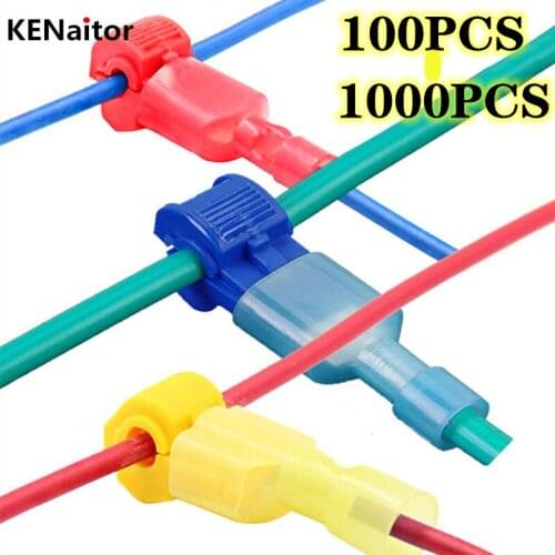 Wire Connectors Terminals Crimp Scotch Lock Quick Splice 300pcs/(150set)Electrical Car Audio 22-10AWG(0.5-6.0mm2)
