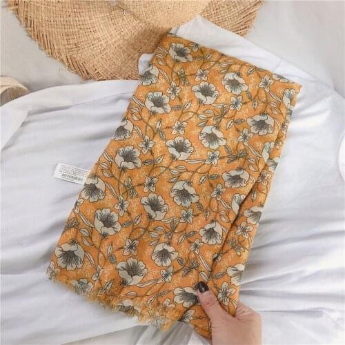 Bufanda mujer luxury printed scarfs for ladies foulard echarpe femme,floral head scarf hijab sjaals musulman,shawls and wraps