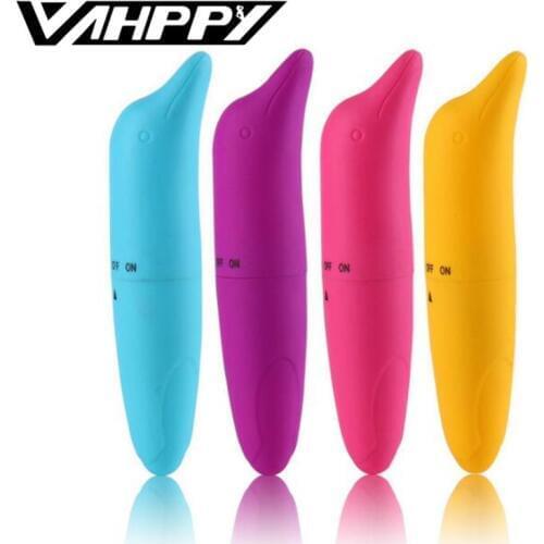 6 Colors Mini Dolphin Vibrator for Women Waterproof Clitoris Anus Stimulator Dildo Vibrator Sex Toys for Woman Sex vibrador