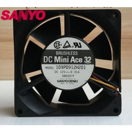 1pcs 109P0912H201 12V 0.31A 9032 90mm cooling fan