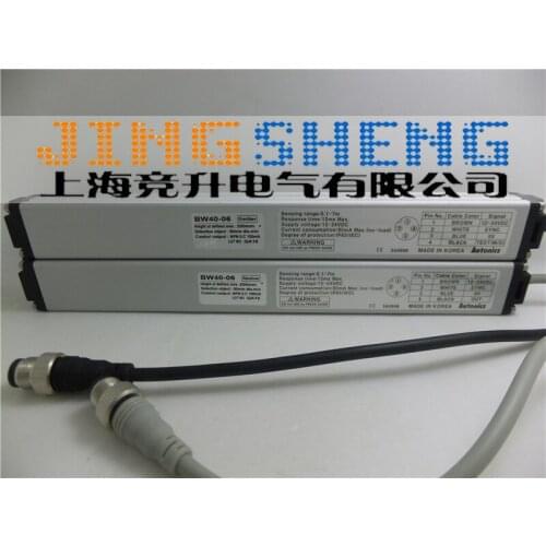 100% New Original Autonics Area Sensor Safety Grating BW40-06 Light Curtain