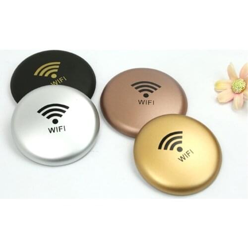 3D Wifi Sinage Wall Stickers Internet Warm Reminder Sign Creative Service Icon Door Sign Board Wifi Wall mounted Signage Plate