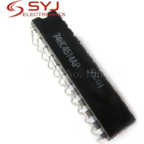 5pcs/lot 74HC4514AP 74HC4514 DIP-24 In Stock