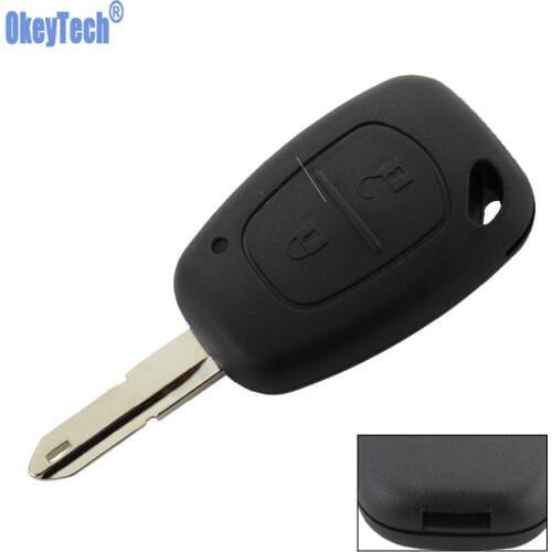 OkeyTech Car-Styling 2 Buttons Remote Key Case Fob Replacement Empty Key Shell For Renault Traffic Master Vivaro Movano Kangoo