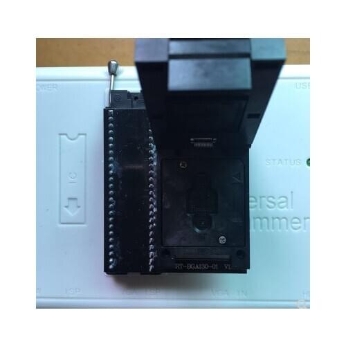 BGA130 SOCKET RT-BGA130-01 POS machine NAND MCP adapter FM64D1G12A FM64D1G For RT809H Programmer