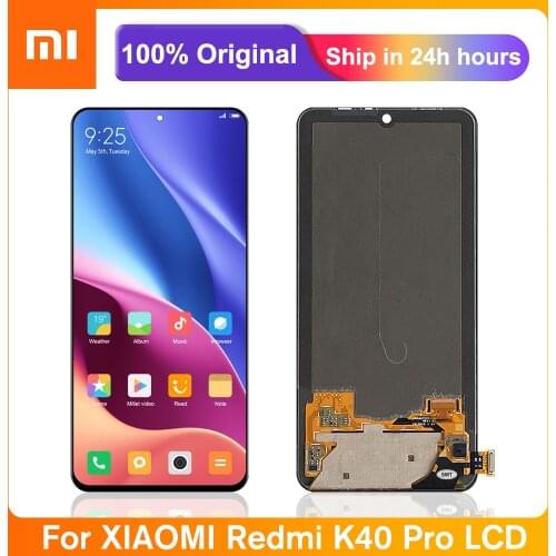 6.67 Original Screen For Xiaomi Redmi K40 Pro LCD Display Touch Screen Digitizer With Frame For Redmi K40 M2012K11AC