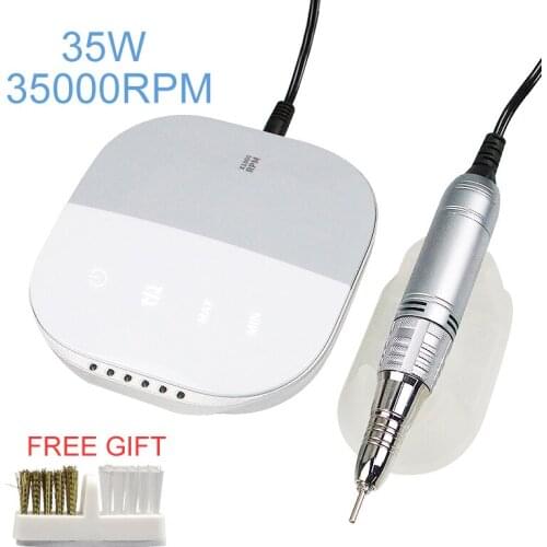 Nail Drill Machine with 6 Basic Drill Bits Nail Polishing Machine Drill Nail Machine for Nail Art Ship from RU Stock Electric