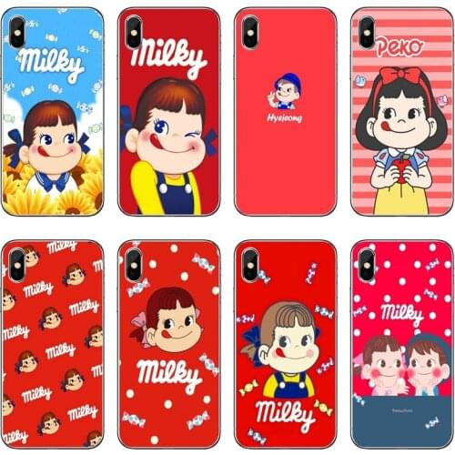 Fujiya Peko Milky Boy girl Soft Phone Case For Samsung Galaxy A71 A70 A60 A51 A50 A41 A40 A31 A30 A20E A21S A12 A10 A7 A5 A3