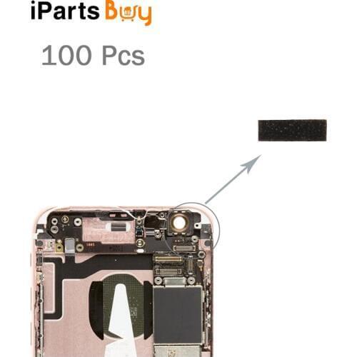 IPartsBuy New 100 PCS Front Facing Camera Pedestal Sponge Foam Slice Pads for iPhone 6s