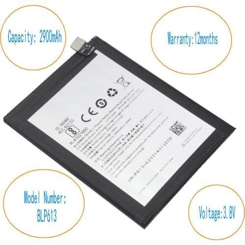 ISkyamS 10pcs/lot 2900mAh BLP613 Replacement Battery For OnePlus 3 One Plus 3 Three Batterie Bateria Batterij