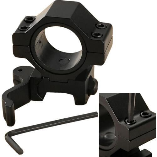 25.4mm 30mm Scope Mount Quick Detach Lever Lock Release Ring Black Scope Mount Adapter For Weaver And Picatinny Rails