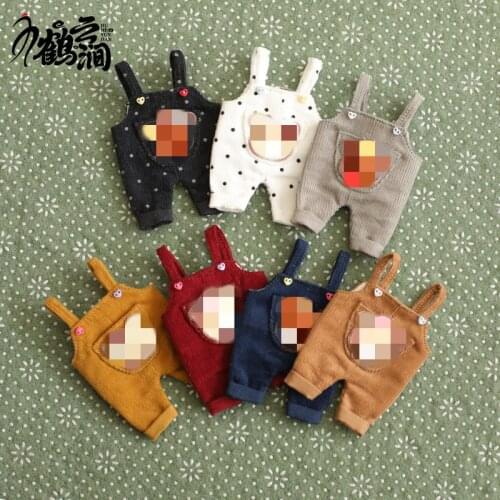 Ob11obitsu11 GSC 12bjd Molly round naimeijie pig corduroy Suspenders