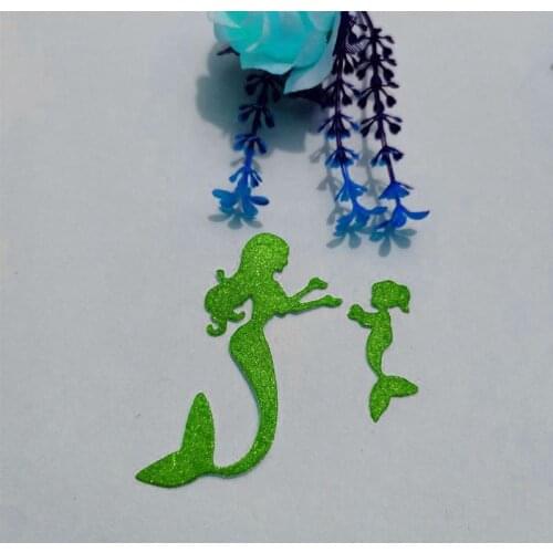 Mermaid and Baby fish Metal Cutting Dies for DIY Scrapbooking Album Paper Cards Decorative Crafts Embossing Die Cuts
