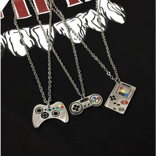 Tide Brand Personality Retro Game Handle P[endant Mini Game Console Necklace Men And Women Couple Street Hip-Hop Items