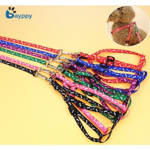Adjustable Pet Dog Leads Chest Straps Small Pet Basic Halter Harnesses Practical Pets Cat Puppy Harness Leash Dog Accessories