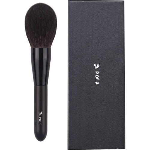 1 pc #1 Pro Fox hair mix goat hair Makeup brushes Round Powder contour Blusher Make up brush exquisite Professional with box