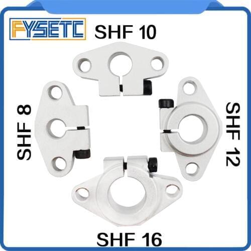 1pc 3D Printer SHF8 SHF10 SHF12 SHF16 Aluminum Rod Rail Shaft Linear Rail Support CNC Router XYZ Axiz for 3D Printer