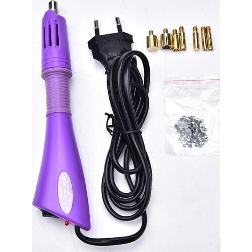 1pcs Purple color Hot Fix Hotfix rhinestone Applicator Wand iron on gun garment heat fix tool