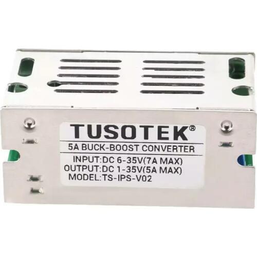 6-35V to 1-35V DC/DC Buck/Boost Charger Power Converter Module With Aluminum /xj
