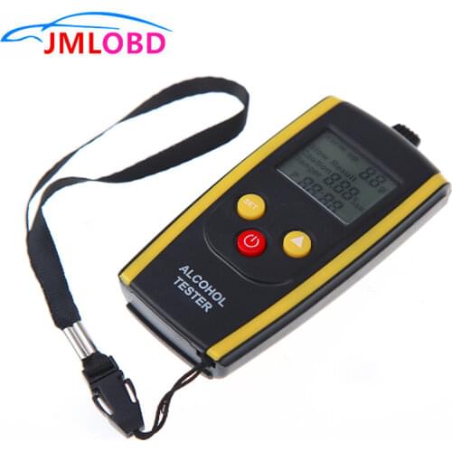 Alcohol Breath Tester With LCD Display Quick Response Breathalyzer Breath Analyzer Alcotester Detector with Backlight Display