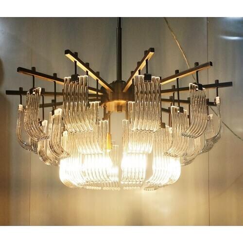 American chandelier Nordic living room luxury French country glass decoration light luxury princess bedroom crystal lamp