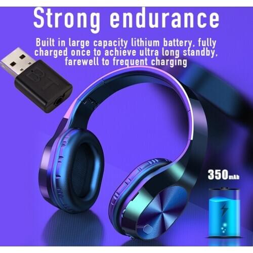 T5 Wireless headphones Bluetooth earphone Stero headset with Build-in MIC with 3.5mm jack for Xiaomi Samsung IPHONE