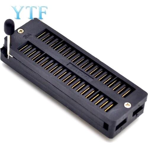 DIP 40 Pin 40Pin Universal ZIF IC Socket Black