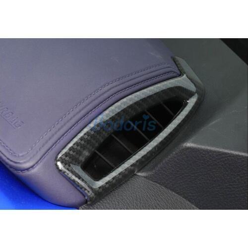 For Toyota C-HR CHR C HR 2016-2018 Carbon Fiber Interior Dashboard Air Vent AC Outlet Cover Trim Car Accessories