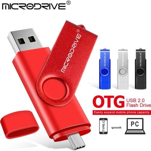 USB Flash Drive 128GB type c OTG Pen Drive 64GB 32GB 16GB 8GB 4GB External Storage Frosted Double Application Micro USB Stick