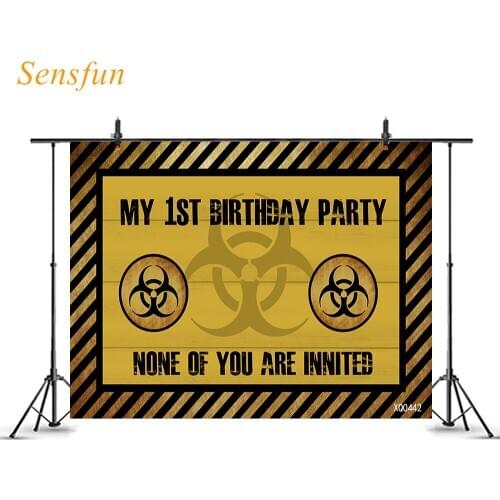 LEVOO Photography Background Quarantine 1st Birthday Custom Yellow Backdrop Photo Backdrop Photo Studio Shoot Props Photophone